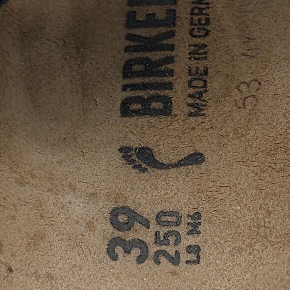 Birkenstock Arizona Birko-Flor Slide Sandals Unisex Black Size USW8/M6 EU39 - Picture 7 of 11